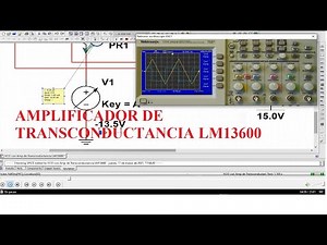 Simulación VCO con Amplificador de Transconductancia LM13600 por MISOSA