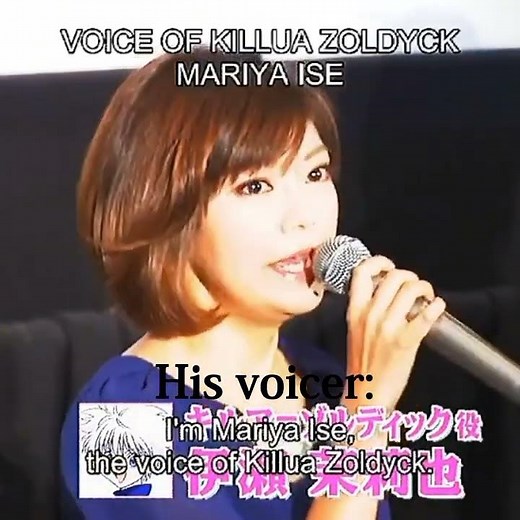 voice actor x character /// killua