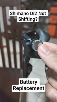 Shimano Di2 Not Shifting - How to Replace Shifter Battery