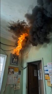 Electric panel caught fire | Chris And Jasmin