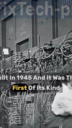 From Room to Revolution: The Colossal ENIAC - World's First Computer (1946) #shorts #viral