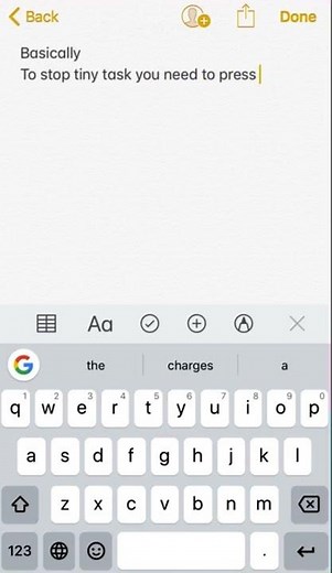 How to stop tiny task #tinytask #helping