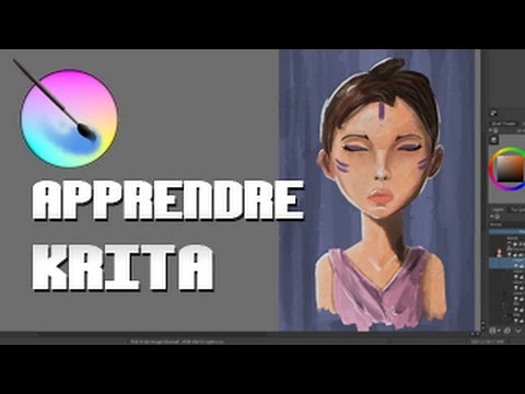 Apprendre Krita et Peindre un portrait
