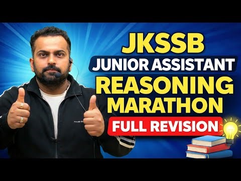 Jkssb Junior Assistant Marathon Class ! ‪@CareerSuccessJammu‬