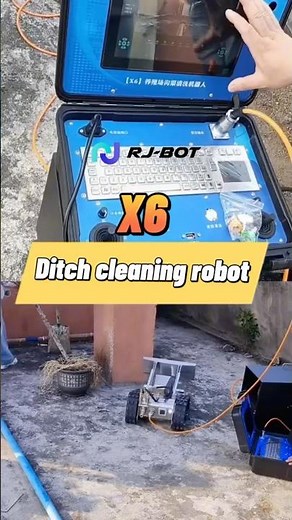 Poop-Cleaning Robots: No More Crawling in Manure Trenches. For Pig Farms, Cattle Farms, Sheep Farms.