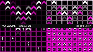 VJ Loops - Arrow Up