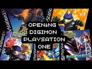 Digimon digital monster playstation one opening game