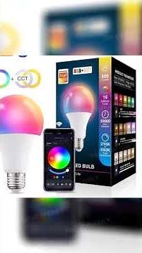 Control Your Lights with Your Phone! | Tuya Bluetooth Smart Bulb Review (RGB & Dimmable)
