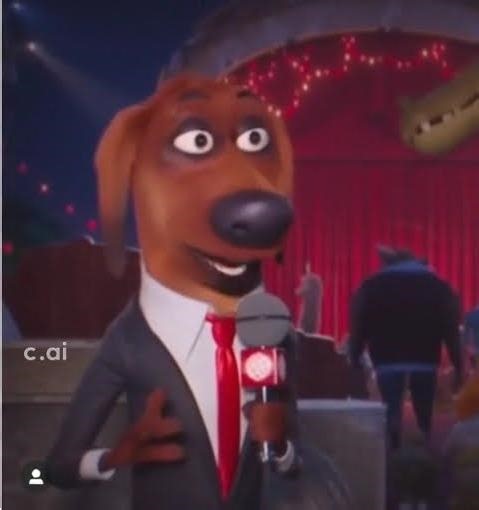 Sing 2016 Bob the News Reporter Dog Skit 2