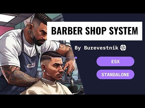 GTA 5 | Barber shop system | FiveM | ESX | Standalone