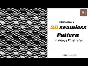 How to make Geometric 3D seamless pattern design in Adobe illustrator