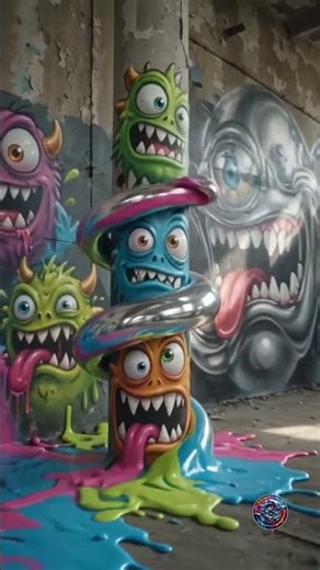 Living Graffiti Paint Creates an Entire Wall | Amazing Street Art