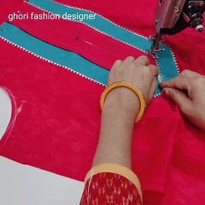 981K views · 10K reactions | Make this beautiful Round Neck Design with Lace patchwork #sewing #Neck #neckdeep #fashion #kurti #kurti #Kameez ##stitching ##dressesmaking #fashiondesigning #fashionstyle #chttingandstitch #design #f | Ghori fashion designer | Facebook