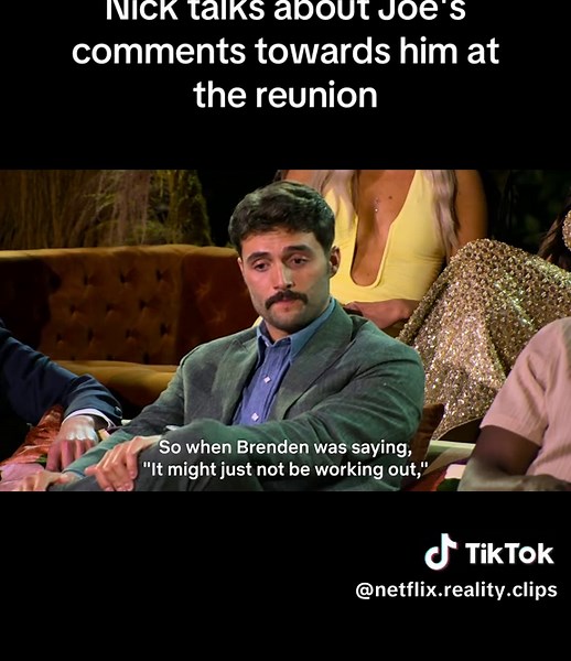 Nick Responds to Joe's Comments at Love Is Blind Reunion