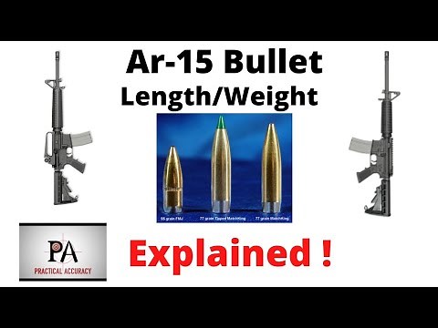 Ar 15 Rifle for beginners: Understanding bullet weight | length with 5.56 Nato and .223 Rem.