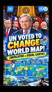 Why the UN Voted to Adopt a NEW World Map? Mercator vs Equal Earth | Current Affairs