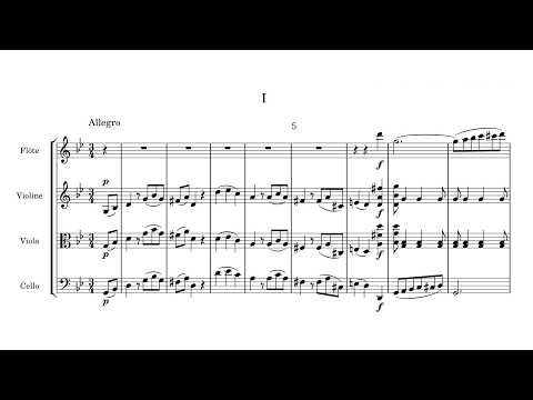 Antonín Reicha – Flute Quartet in G minor, Op.98 No.4