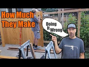 Fence Building Master Class | EASY $175 Per Hour | THE HANDYMAN