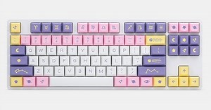 Drop DSA Astrolokeys Keycaps by sailorhg & cassidoo | Doubleshot ABS Custom Keycaps | Drop