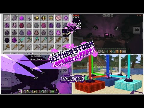 Crackers Wither Storm Mod Bedrock Port Definitive Combo ( CWSMBP PLUS AND BOWELS ADD-ON ) MCPE / BE
