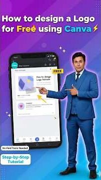 How to design a Logo for Free using Canva? - Canva Se Free Me Logo Kaise Design Kare? #graphicdesign