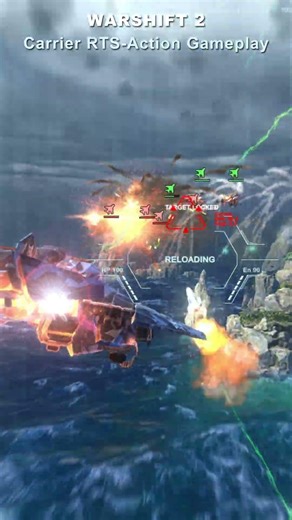 WARSHIFT 2 - Aircraft Carrier RTS Gameplay #rts #carrier #strategy #gameplay #strategygame #scifi