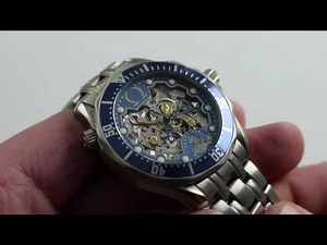 Omega Seamaster Diver 50th Anniversary Skeleton LE Luxury Watch Review