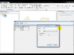 Adding field in shapefile attribute table: ArcGIS Basics