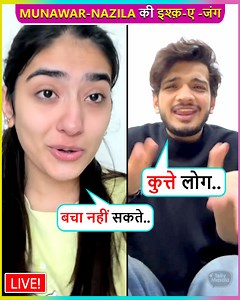 127K views · 3.3K reactions | Munwar Faruqui comes live and clarifies his breakdown in Bigg Boss 17, his love life, Watch Nazila live when she talked about his ugly breakup with Munawar. | Telly Masala | Facebook