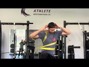 3D Strap Thoracic Spine Rotation exercise