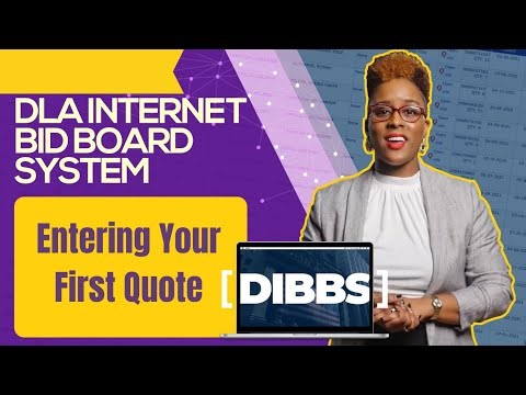 How to quote in DIBBS - 2024