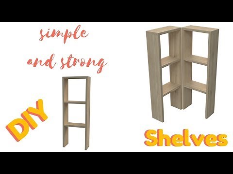 Master the Easiest & Strongest Wooden Shelf Building