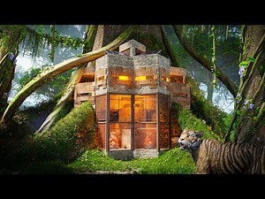 I Built a Tree Stump Base in the Jungle - Rust