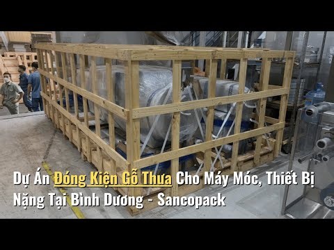Đóng Kiện Gỗ Thưa | Thùng Gỗ Pallet Cho Máy Móc, Thiết Bị Nặng - Sancopack