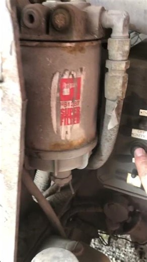 1996 Thomas School Bus engine compartment start up
