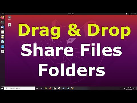 Drag and Drop Files and Folders Between Host And VirtualBox Guest Machines