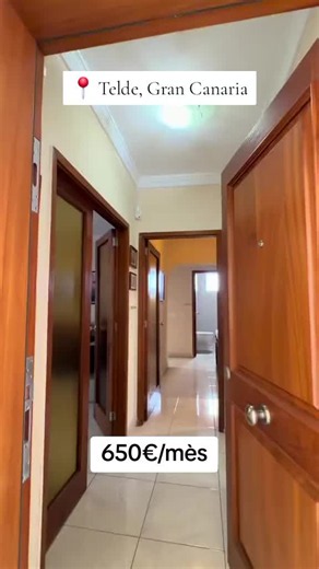 ¿Buscas tu nuevo hogar? 🔑 ✅ 3 dormitorios ✅ 2 baños ✅ Amplio salón ✅ Cocina equipada ✅ Plaza de aparcamiento exterior Una vivienda cómoda, lista para entrar a vivir. Ideal para familias o para personas que buscan espacio y comodidad en una ubicación excelente. 650 € 📍 Telde, Gran Canaria 📩 Para más información o para concertar una visita, ponte en contacto con nosotros por mensaje privado.