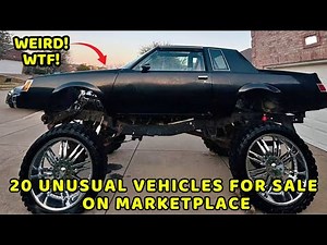 WEIRD VEHICLES! 20 Odd Vehicles Selling Online - Links to Ads in Video Description Below