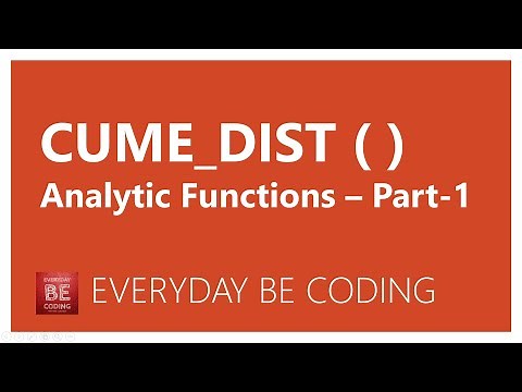 CUME_DIST analytic function in SQL Server - #1 #SQLServer #CUMEDIST #SQLAnalytics #DataAnalysis