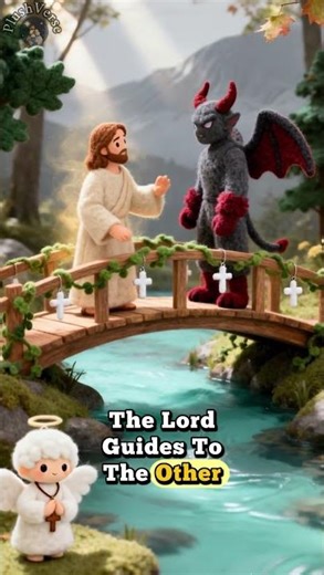 Jesus is Your Bridge Over Troubled Waters 🌉🌊 #shorts #jesus #prayer