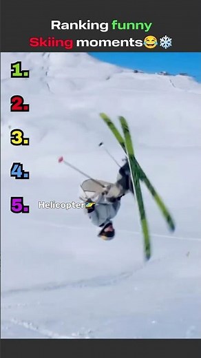 Ranking funniest skiing moments😂🤯