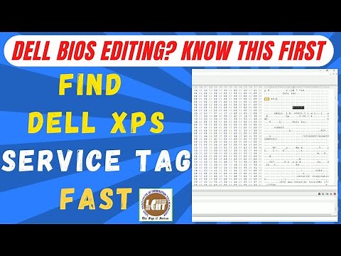 How to Find Service Tag in Dell XPS | BIOS Editing Course - LCIIT