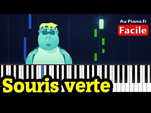 Naza - Souris Verte - Piano Cover Tutorial Paroles (AuPiano.fr)
