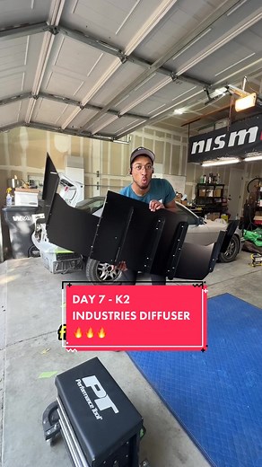 Day 7 installing a $5000 car on a $300 pile of parts 🔥 We’ve finally got the @k2industries rear diffuser securely installed to balance out the aggressive splitter in the front! I was apprehensive to drill into my trunk, but it turned out perfectly, and the diffuser is solidly mounted with excellent fitment! Combined with the carbon wing, this car’s going to look insane 🔥Go check K2 out to see what aero/etc. parts they offer for your ride! #aero #k2industries #diffuser #projectcar #e36coupe #ch