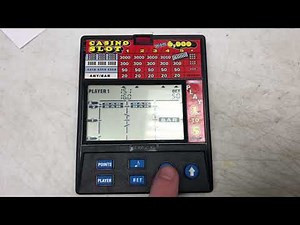 Radica Casino Slot 6000 Handheld Game (4K)