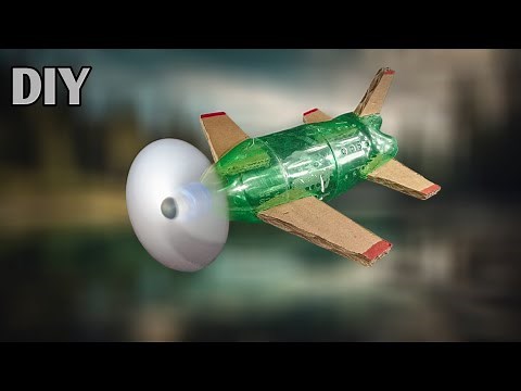 How to make a flying Airplane From a plastic Bottle | Fun Diy Craft | Diy Tutorial Creative Dellcity