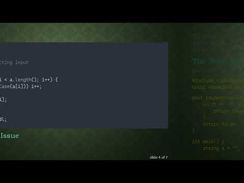 How to Print Uppercase Letters from a String in C+ + Using a Boolean Function