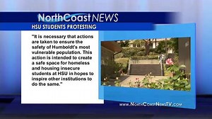 1.6K views · 37 reactions | Students at HSU protested on campus last night. Their message: Keep the school library open 24/7 to create a safe space for homeless and housing insecure students. Our reporter Alex Hasenstab is working on this story and will have an update for you at 6 and 11 p.m. on ABC 23 and 10 p.m. on FOX 28. | North Coast News TV | Facebook