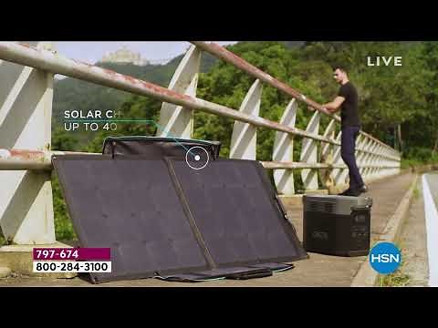 EcoFlow Tech DELTA 1000 Power Station With Solar Panel