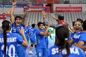 Indian Women's Handball Asian Games 2023 Results Day 7: India thrash Nepal in last group stage match